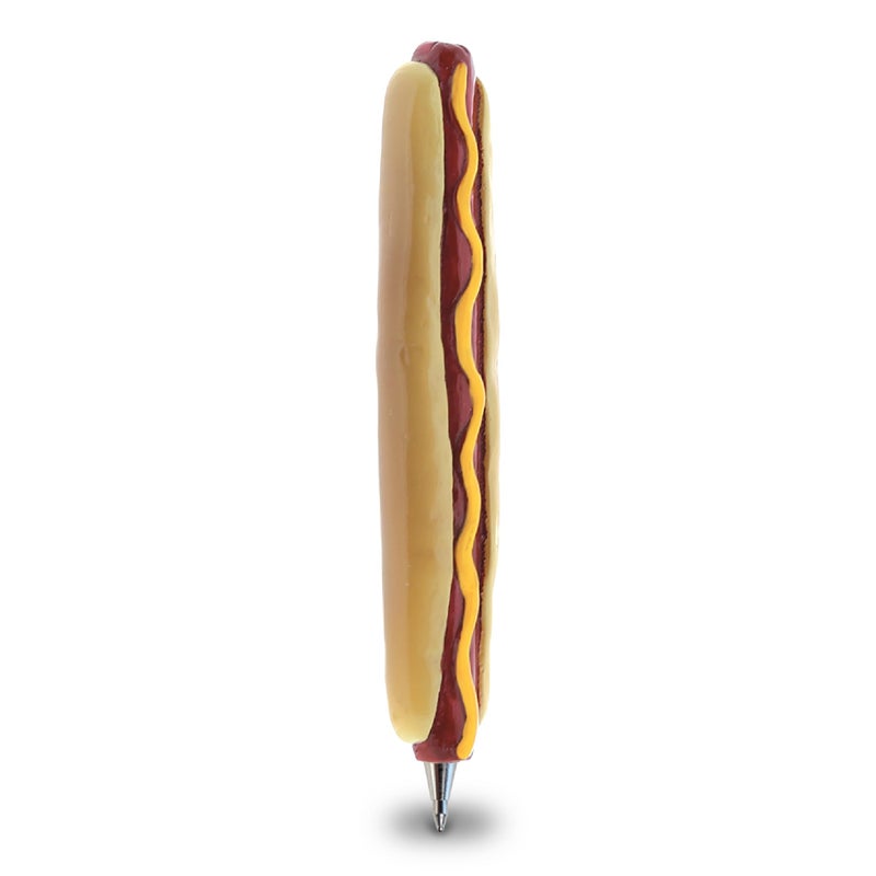 Planet Pens Hotdog Writing Pen - Unique Food Ballpoint Pen for School or Office, Writing Stationery Supplies, Cool Ballpoint Marker for Kids and Adults - Image 1